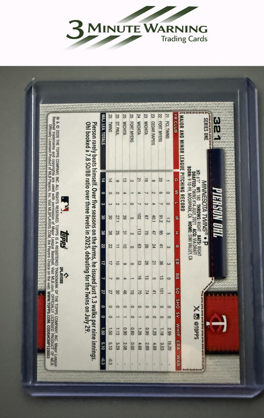 2026 Topps #321 Pierson Ohl