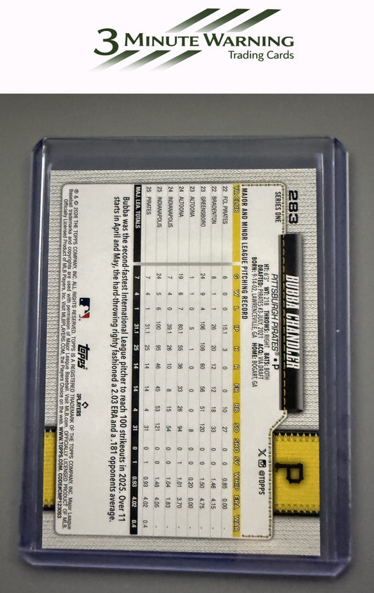 2026 Topps #283 Bubba Chandler