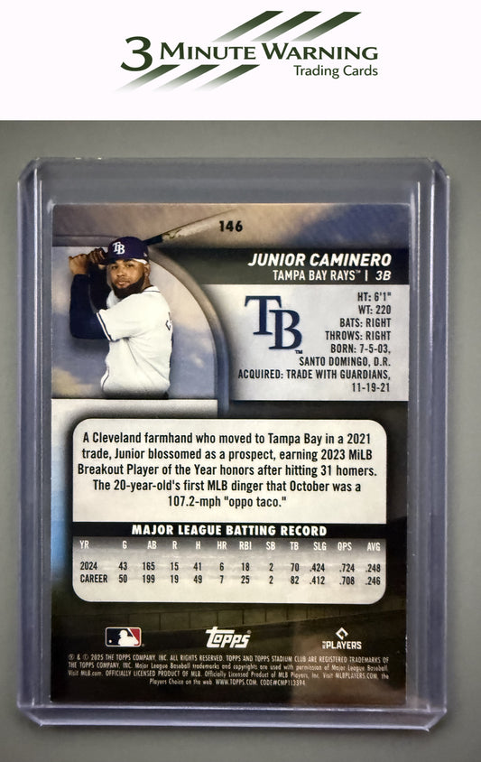 2025 Stadium Club #146 Junior Caminero