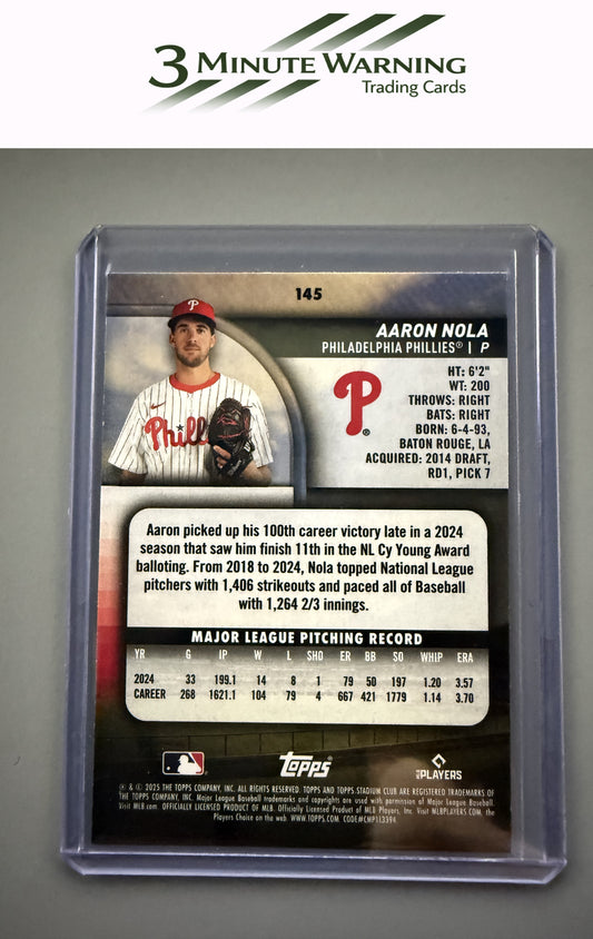 2025 Stadium Club #145 Aaron Nola