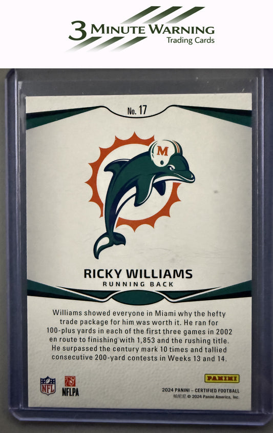 2024 Panini Certified #17 Ricky Williams Immortals