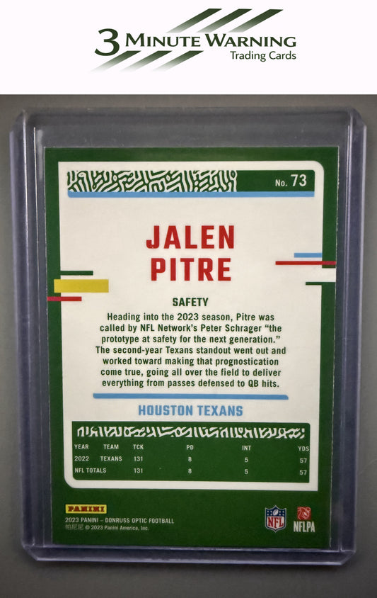 2023 Donruss Optic #73 Jalen Pitre