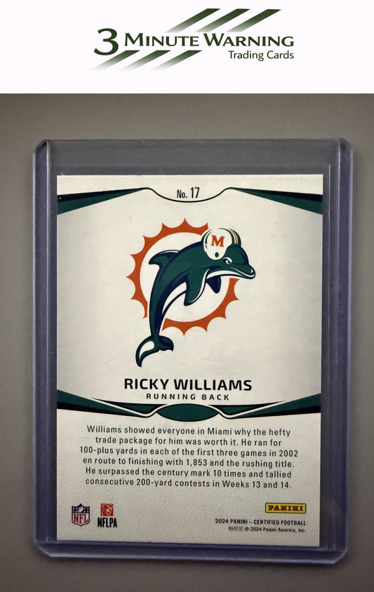 2024 Panini Certified #17 Ricky Williams Immortals