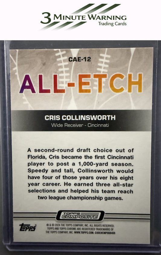2023 Topps Composite #CAE-12 Cris Collinsworth Chrome All-Etch