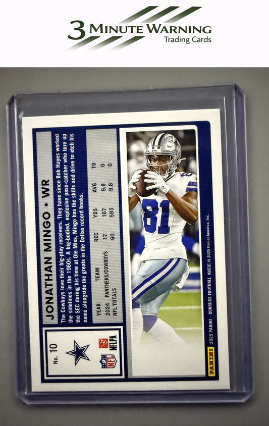 2025 Donruss #10 Jonathan Mingo Press Proofs Blue