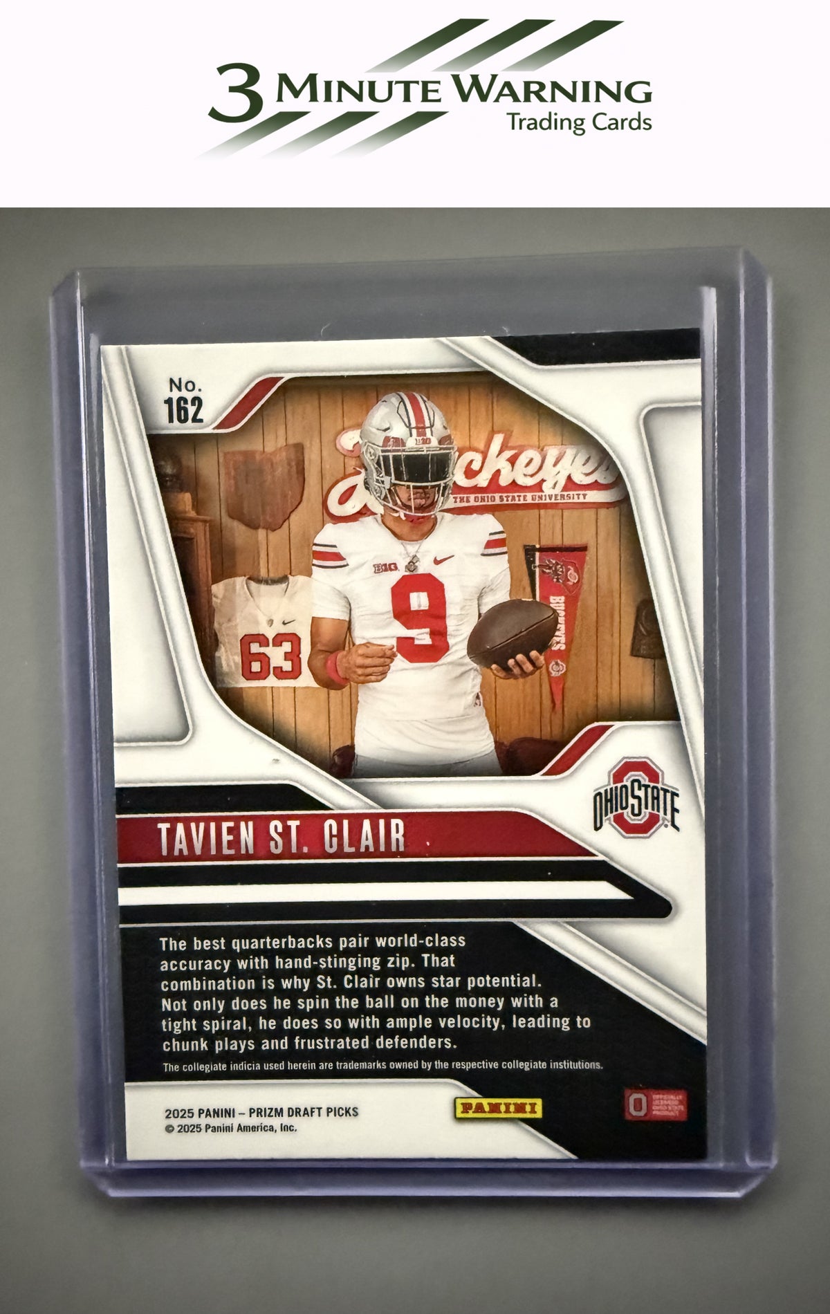 2025 Panini Prizm Draft Picks #162 Tavien St. Clair
