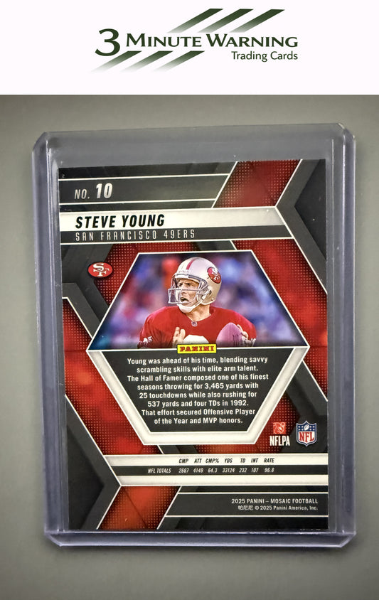 2025 Panini Mosaic #10 Steve Young