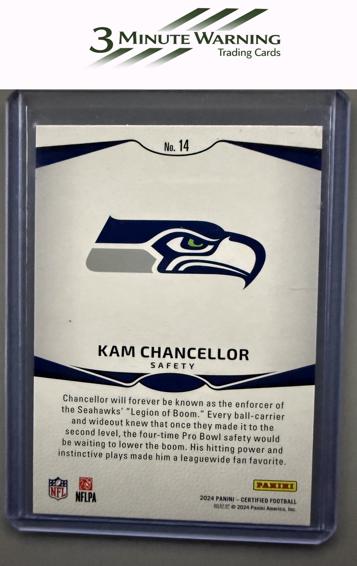 2024 Panini Certified #14 Kam Chancellor Immortals