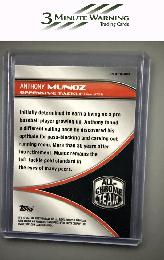 2024 Topps Chrome #ACT-10 Anthony Munoz All-Chrome Team