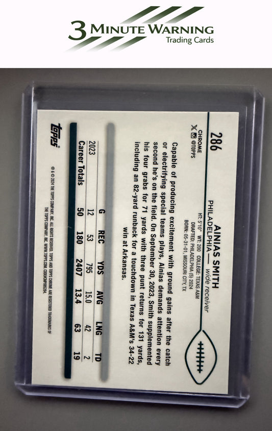 2024 Topps Chrome #286 Ainias Smith