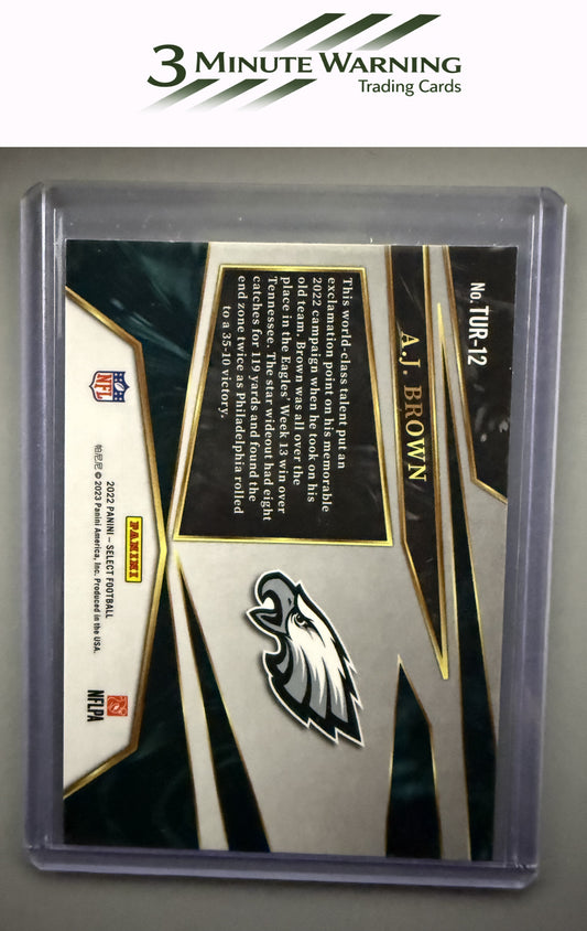 2022 Panini Select #TUR-12 A.J. Brown Turbocharged