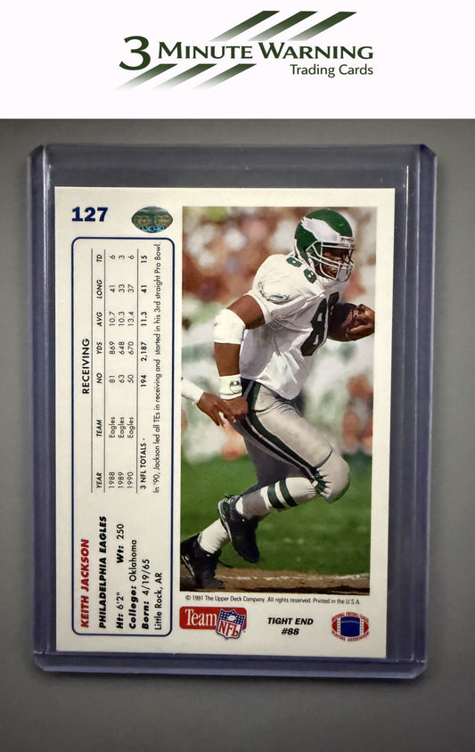 1991 Upper Deck #127c Keith Jackson