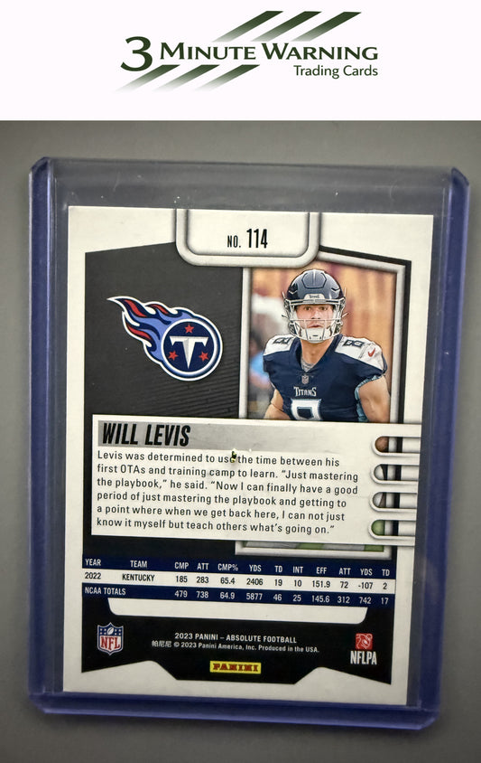 2023 Panini Absolute #114 Will Levis Retail
