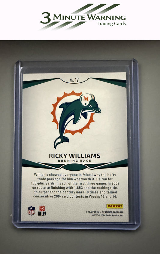 2024 Panini Certified #17 Ricky Williams Immortals