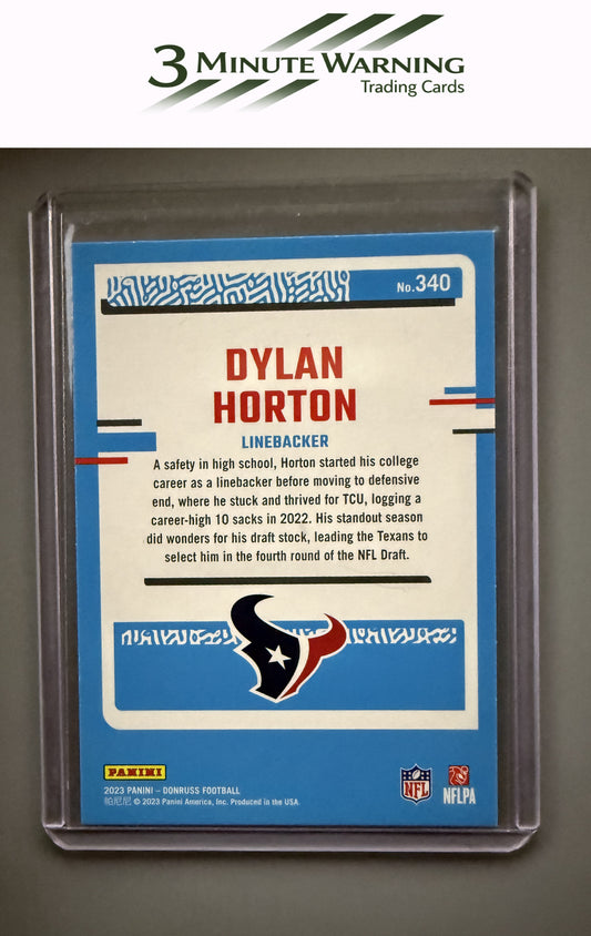 2023 Donruss #340 Dylan Horton
