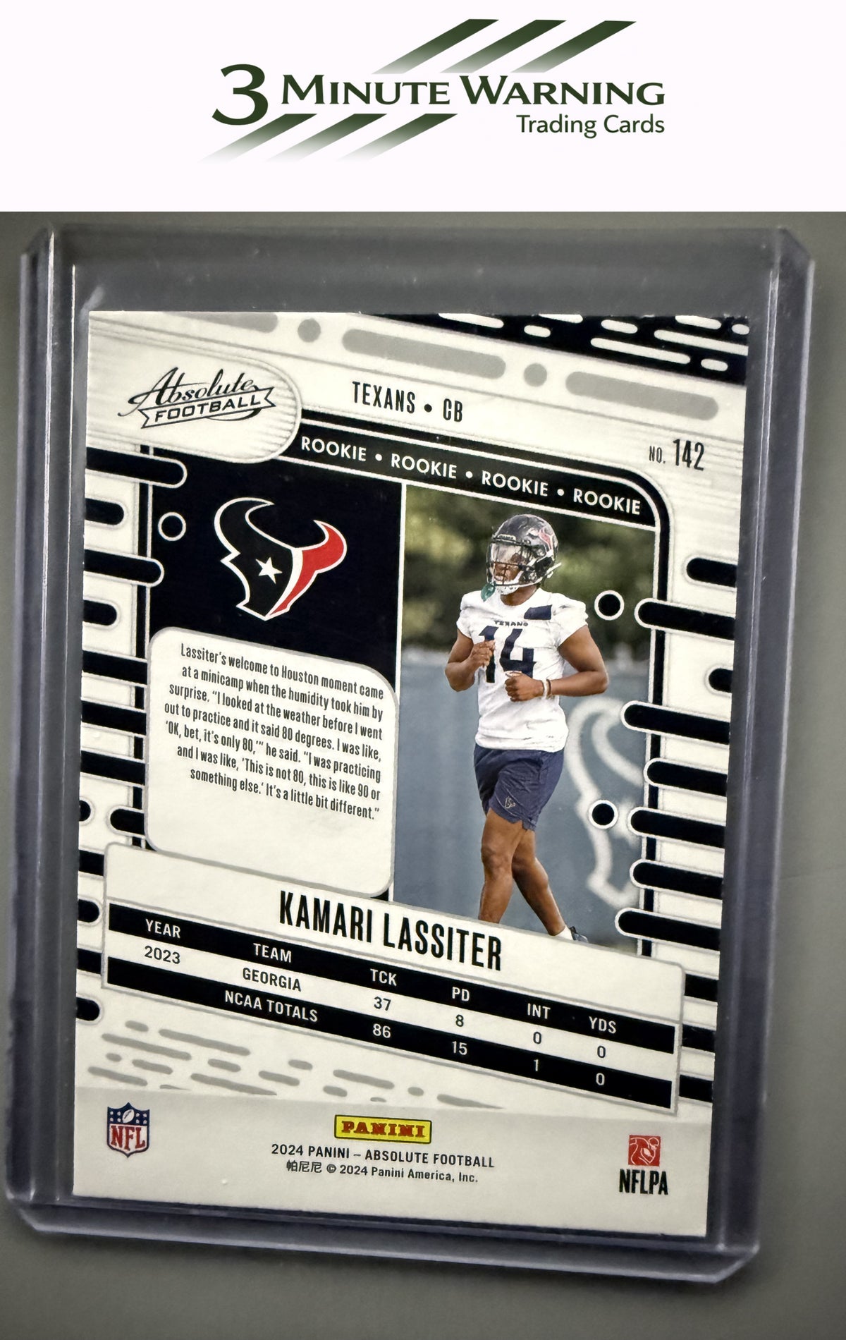 2024 Panini Absolute #142 Kamari Lassiter Retail