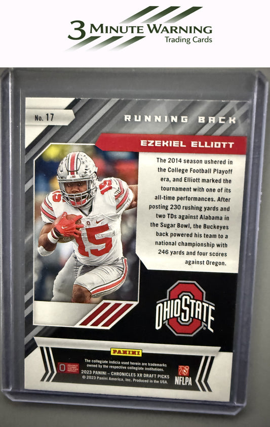 2023 Panini Chronicles Draft Picks #17 Ezekiel Elliott XR