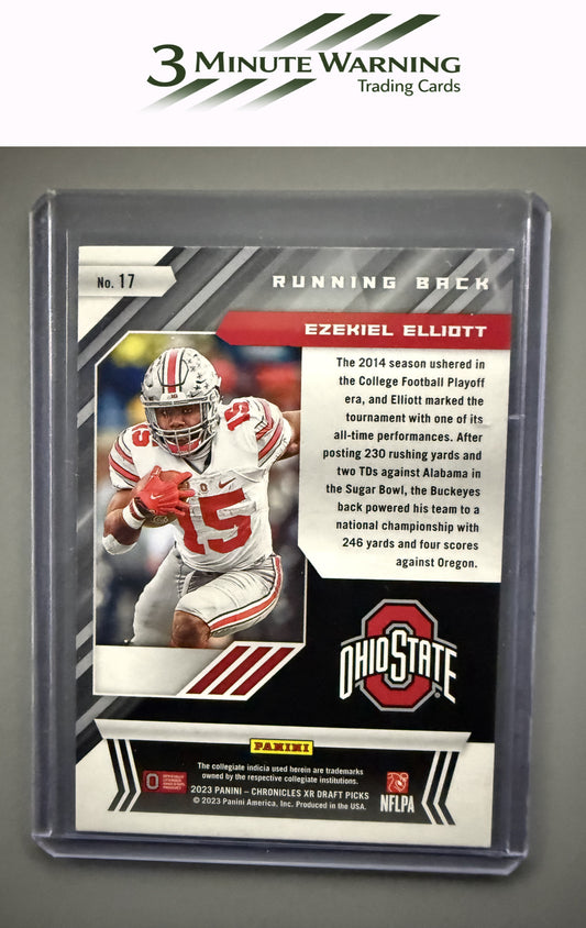 2023 Panini Chronicles Draft Picks #17 Ezekiel Elliott XR