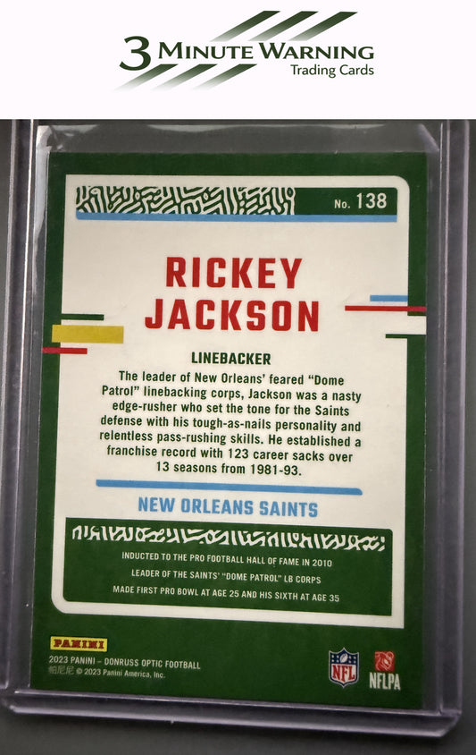 2023 Donruss Optic #138 Rickey Jackson