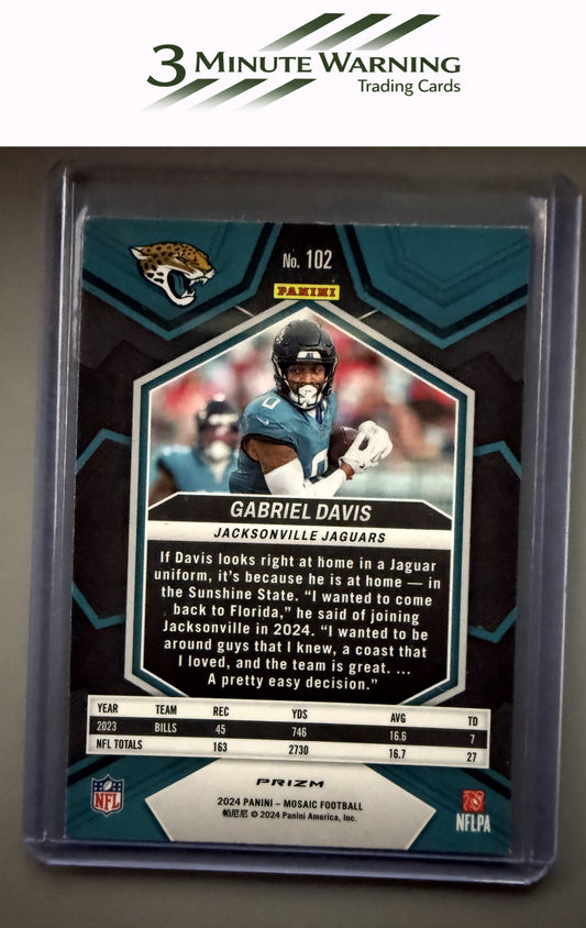 2024 Panini Mosaic #102 Gabriel Davis Silver