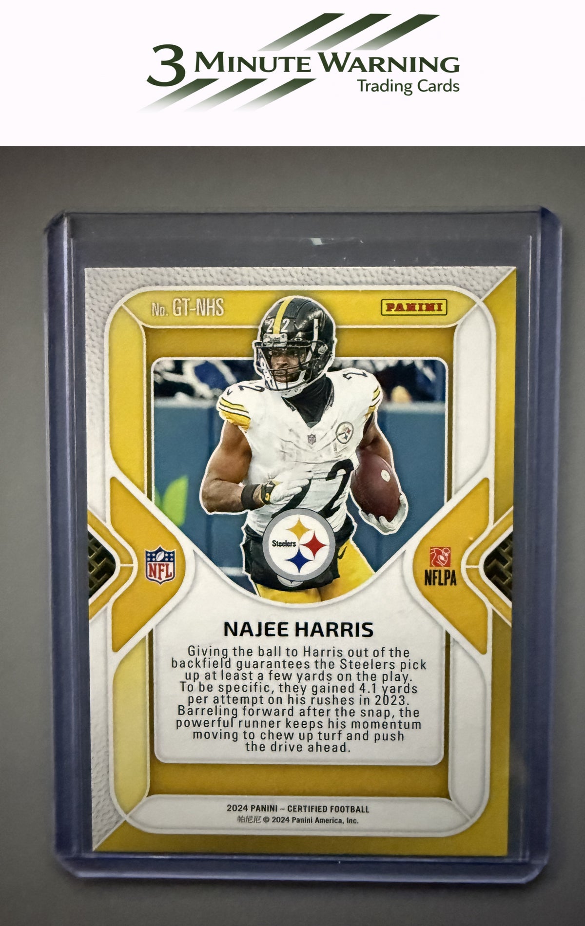 2024 Panini Certified #GT-NHS Najee Harris Gold Team