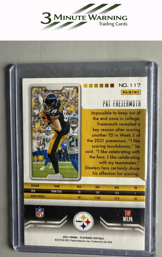 2021 Panini Playbook #117 Pat Freiermuth