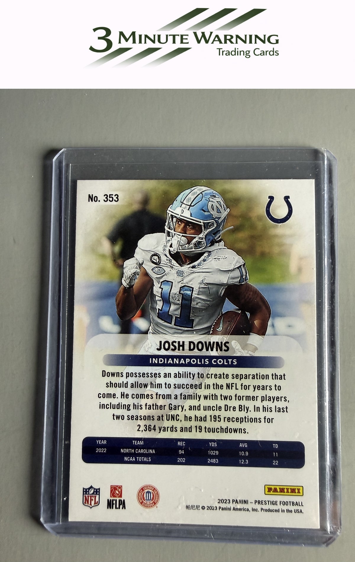 2023 Panini Prestige #353 Josh Downs