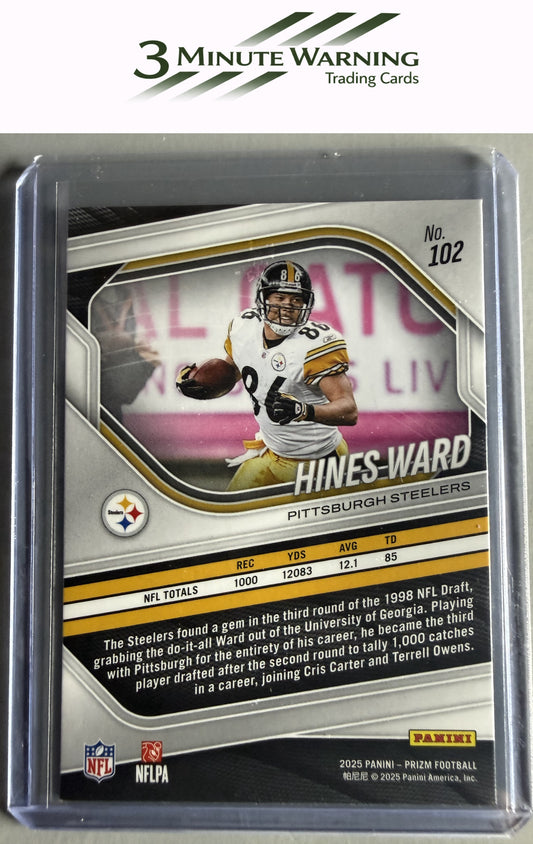 2025 Panini Prizm #102 Hines Ward