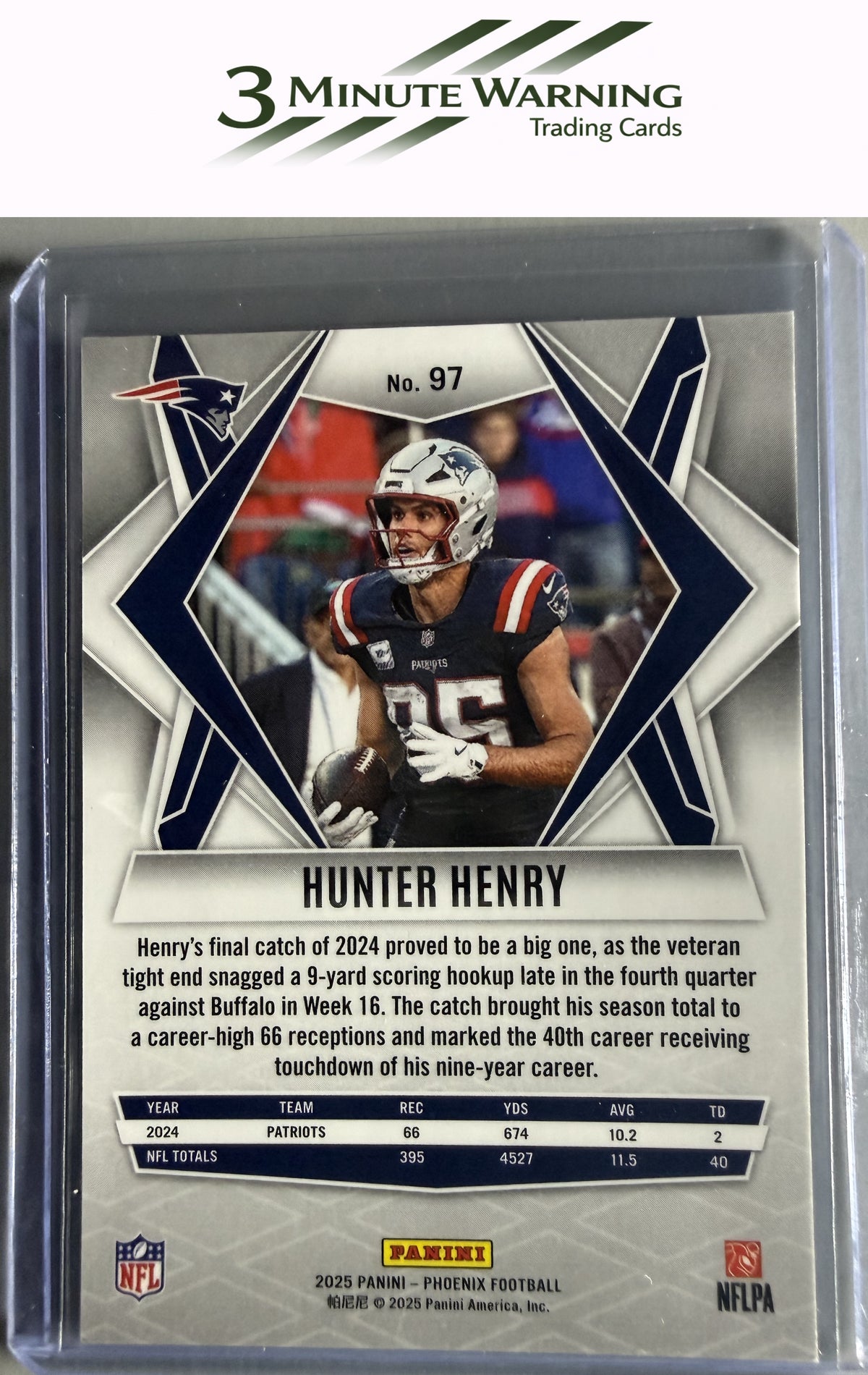 2025 Panini Phoenix #97 Hunter Henry
