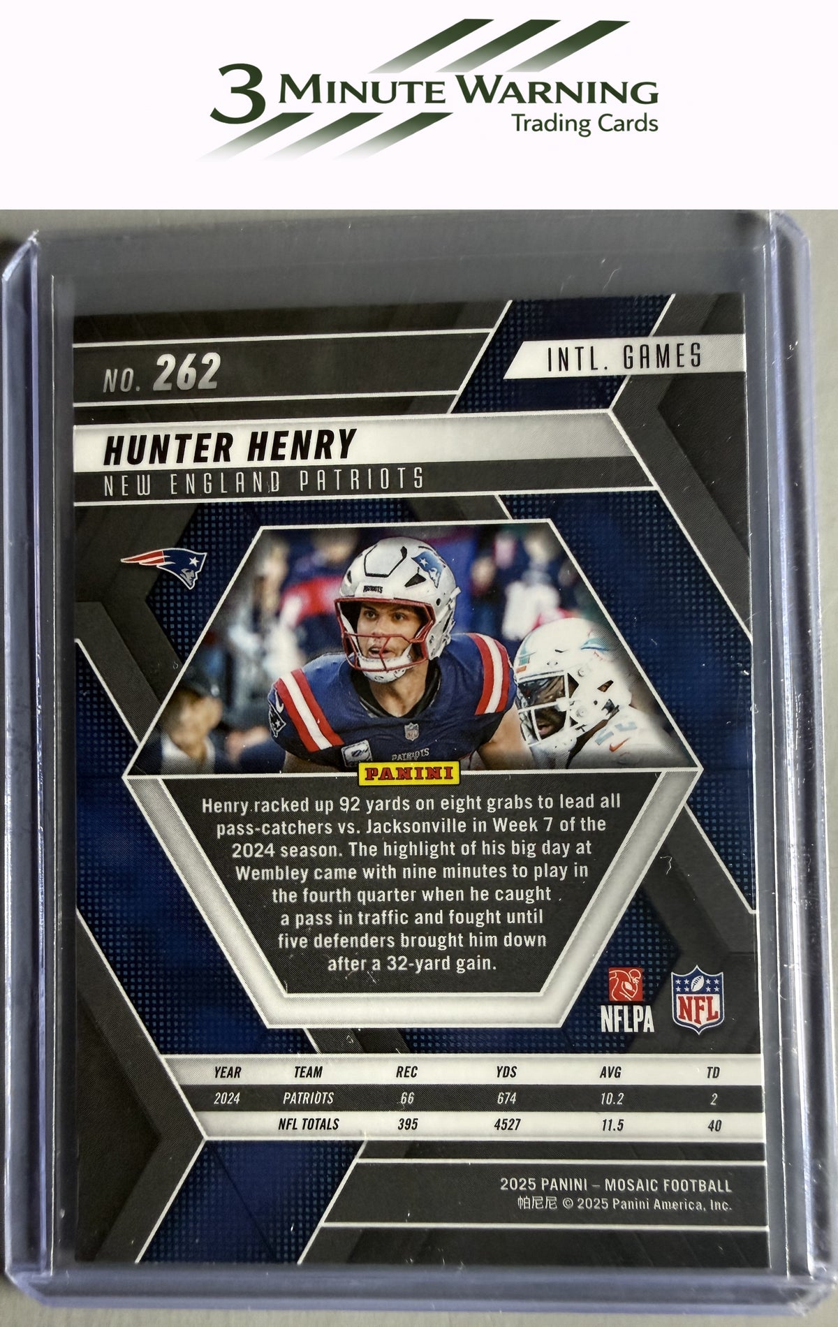 2025 Panini Mosaic #262 Hunter Henry