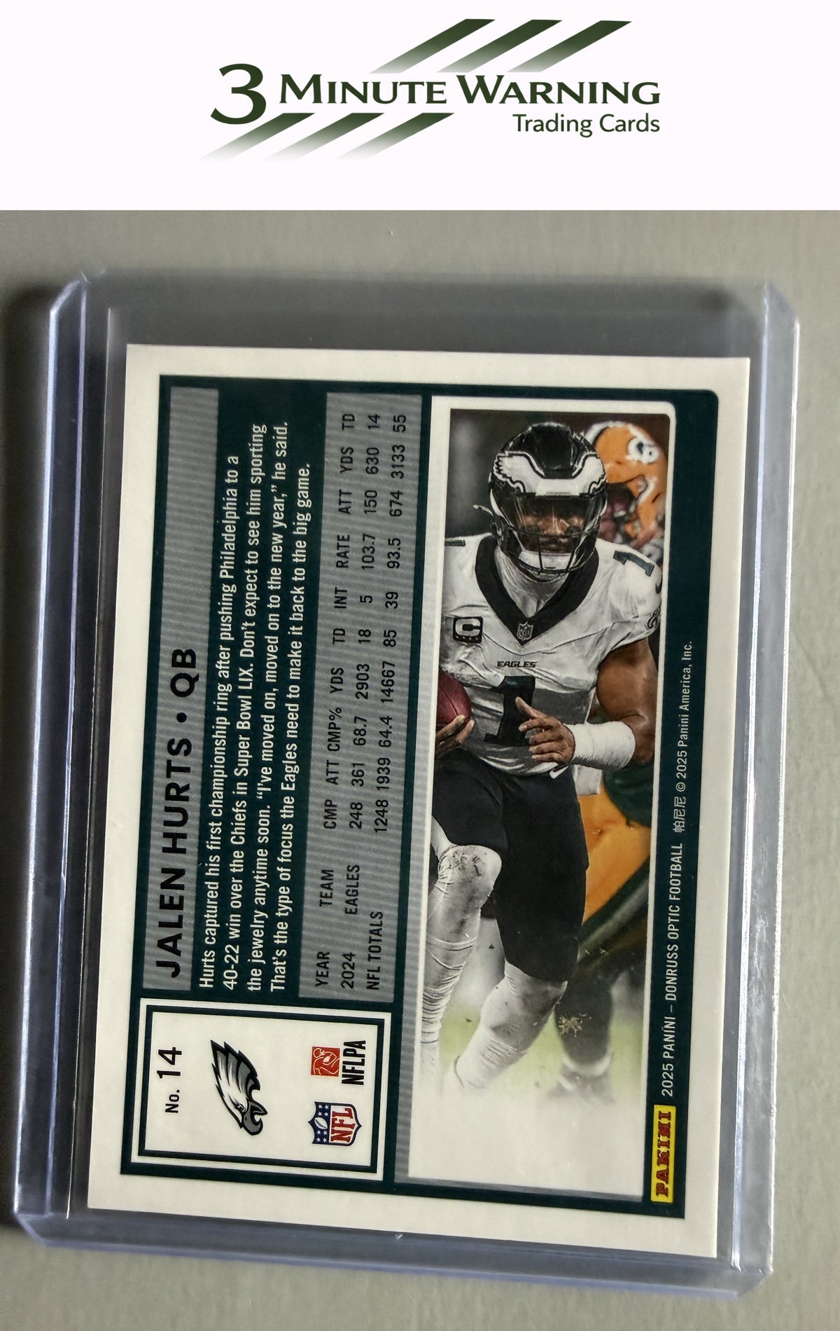 2025 Donruss Optic #14 Jalen Hurts