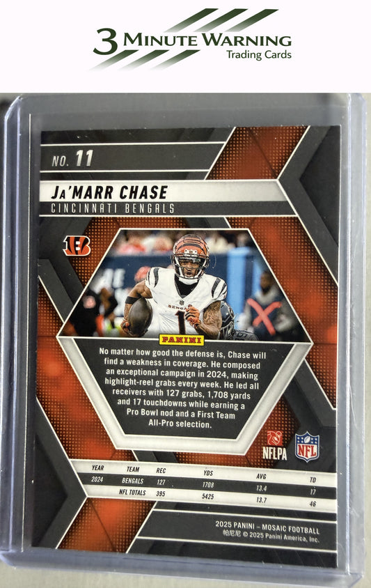 2025 Panini Mosaic #11 Ja'Marr Chase