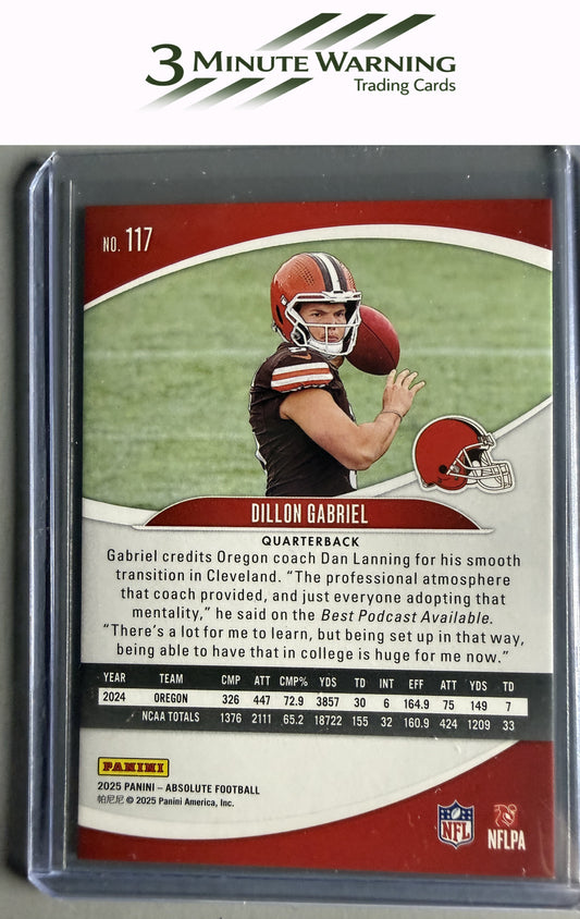 2025 Panini Absolute #117 Dillon Gabriel Retail