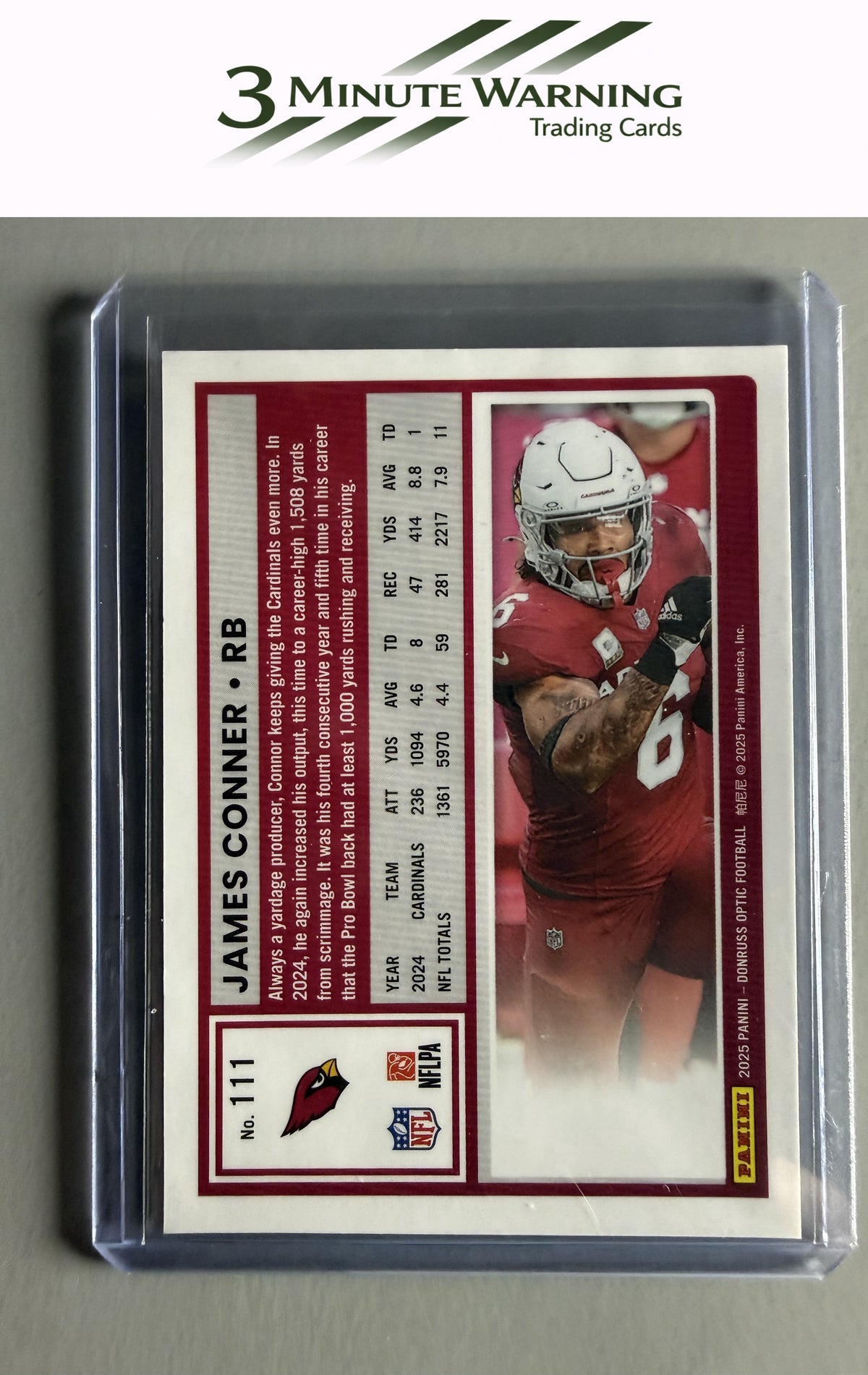 2025 Donruss Optic #111 James Conner