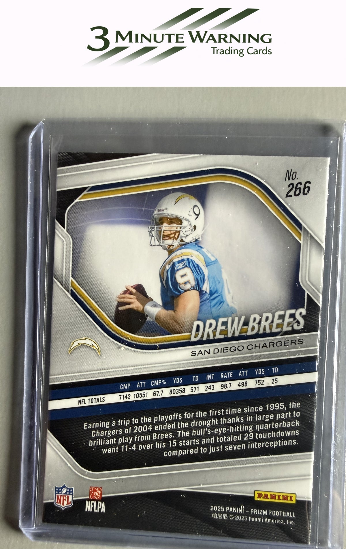 2025 Panini Prizm #266 Drew Brees