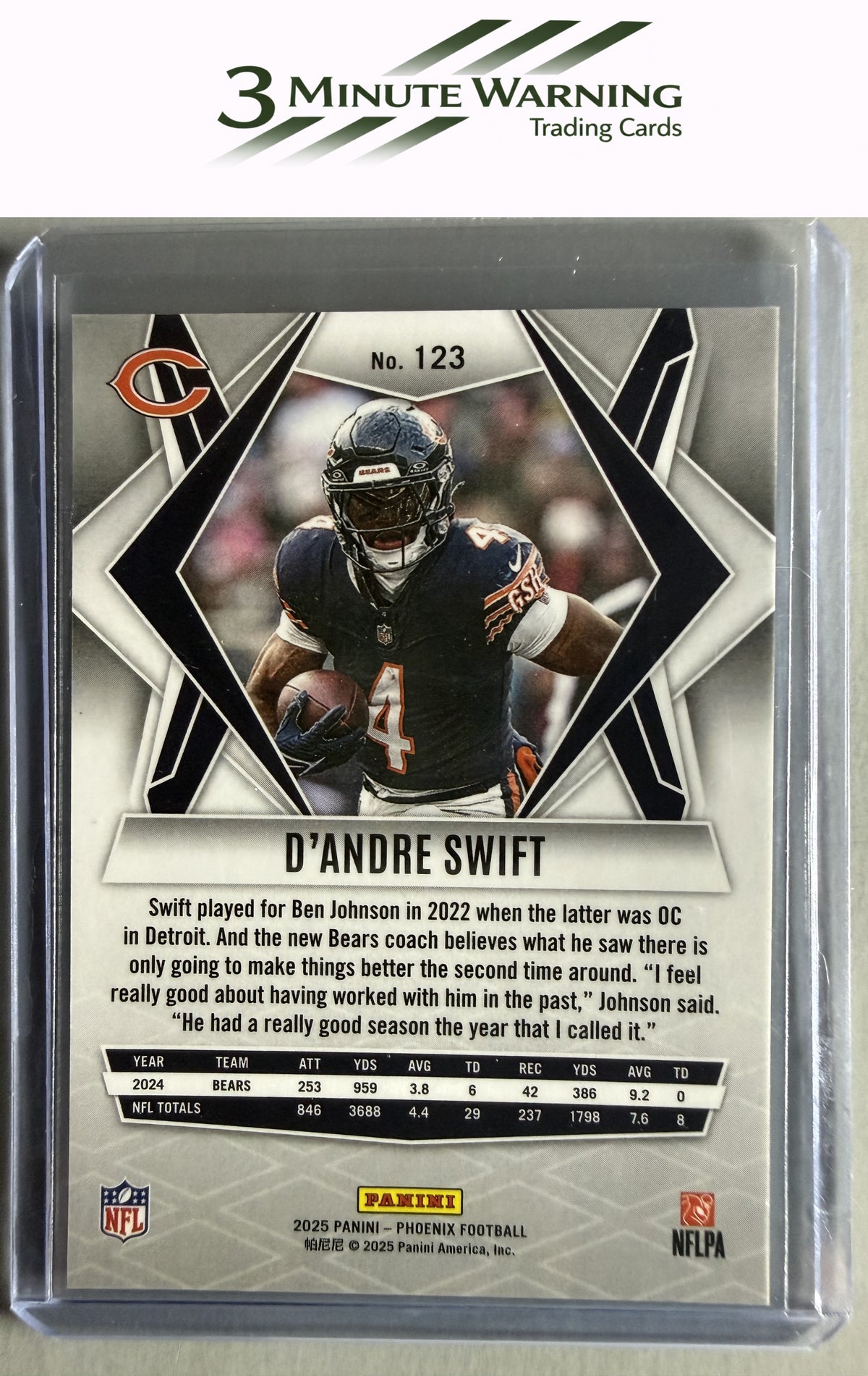 2025 Panini Phoenix #123 D'Andre Swift