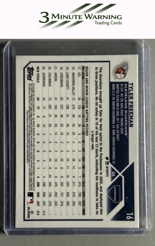 2023 Topps Chrome #16 Tyler Freeman Pink Refractor