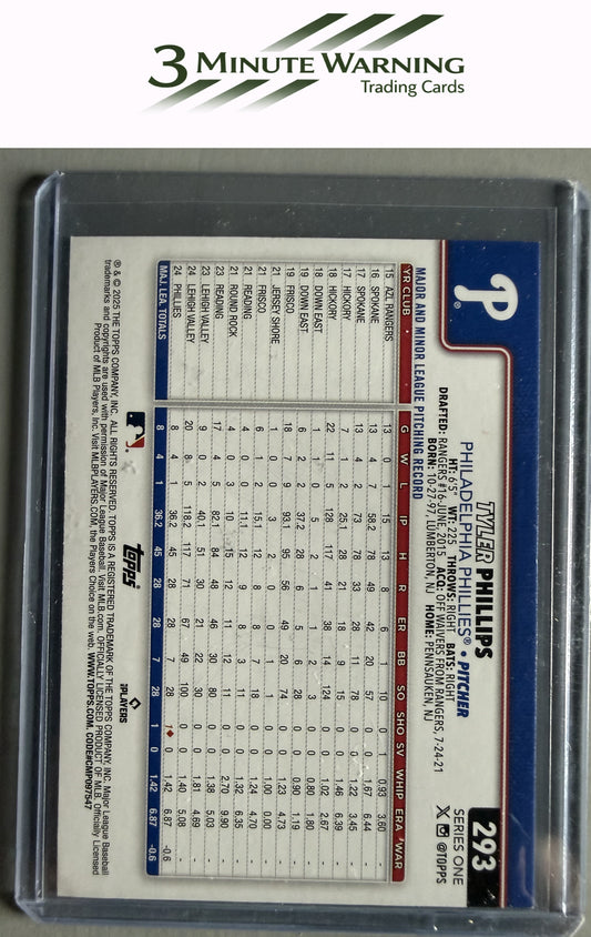 2025 Topps #293 Tyler Phillips Spring Training