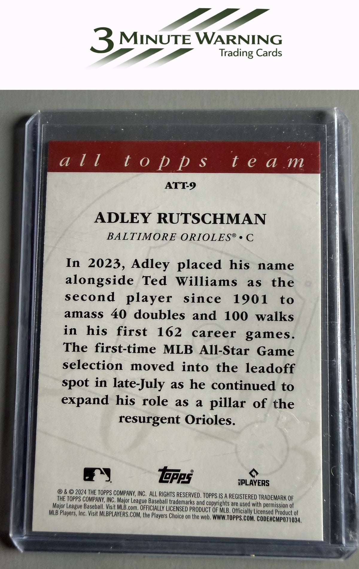 2024 Topps #ATT-9 Adley Rutschman 2023 All Topps Team