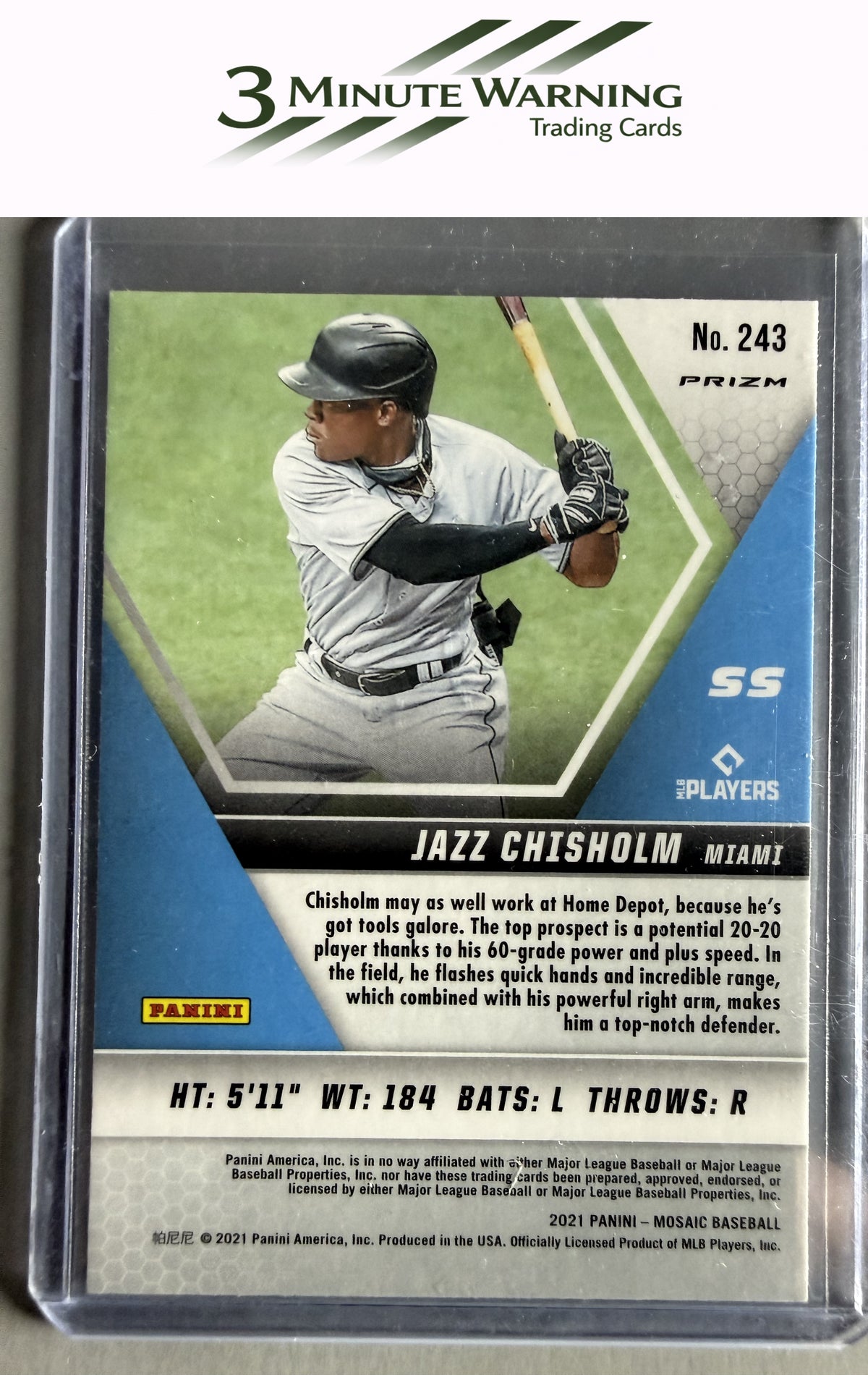 2021 Panini Mosaic #243 Jazz Chisholm Mosaic