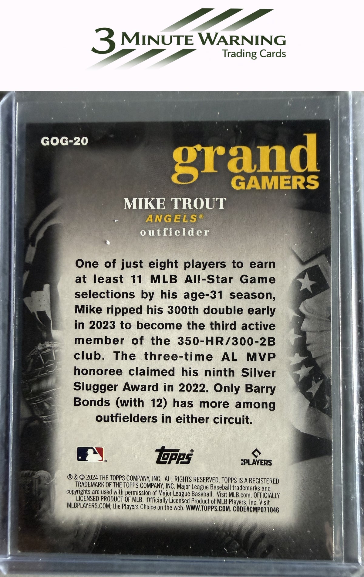 2024 Topps #GOG-20 Mike Trout Grand Gamers
