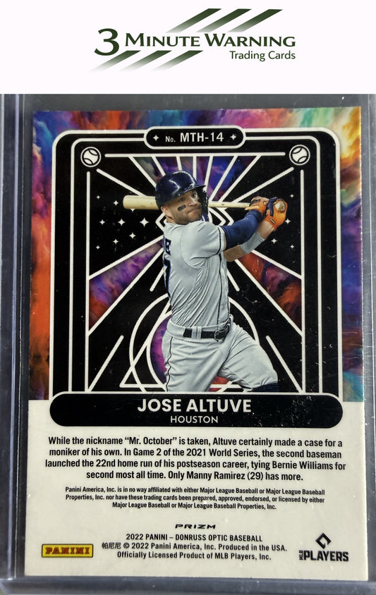2022 Donruss Optic #MTH-14 Jose Altuve Mythical