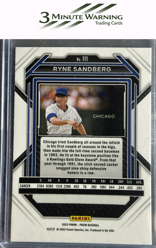 2023 Panini Prizm #111 Ryne Sandberg