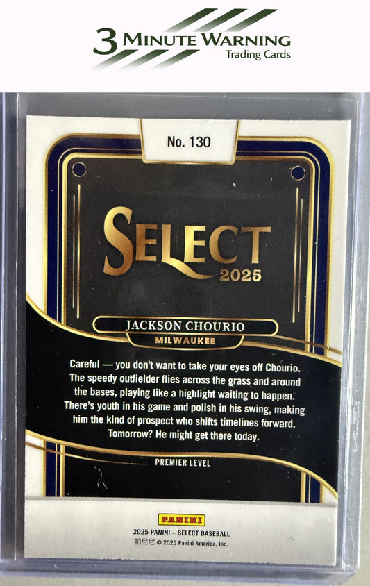 2025 Panini Select #130 Jackson Chourio