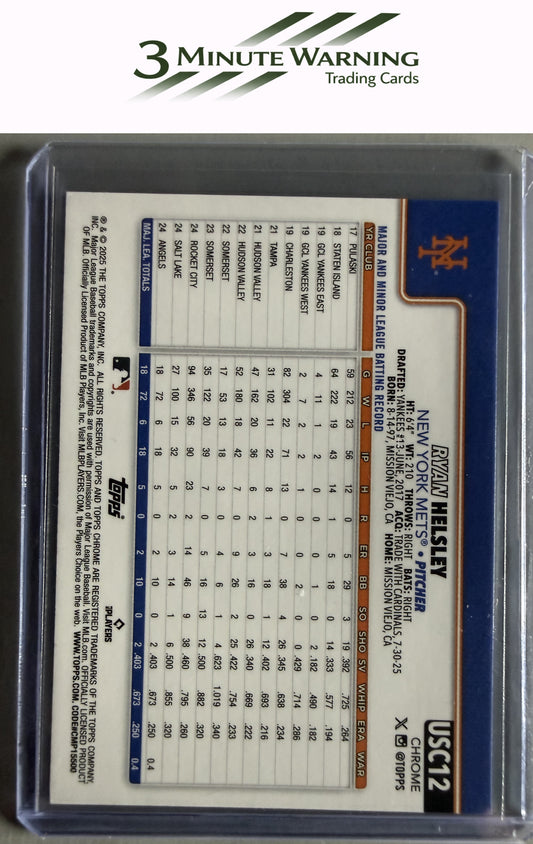 2025 Topps Chrome Update #USC12 Ryan Helsley