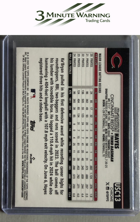 2025 Topps Chrome Update #USC13 Ke'Bryan Hayes