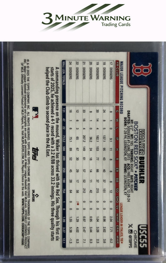 2025 Topps Chrome Update #USC55 Walker Buehler