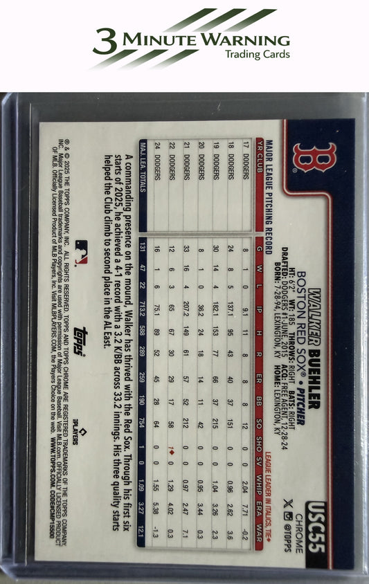 2025 Topps Chrome Update #USC55 Walker Buehler