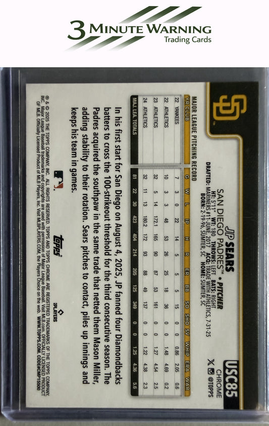2025 Topps Chrome Update #USC85 JP Sears