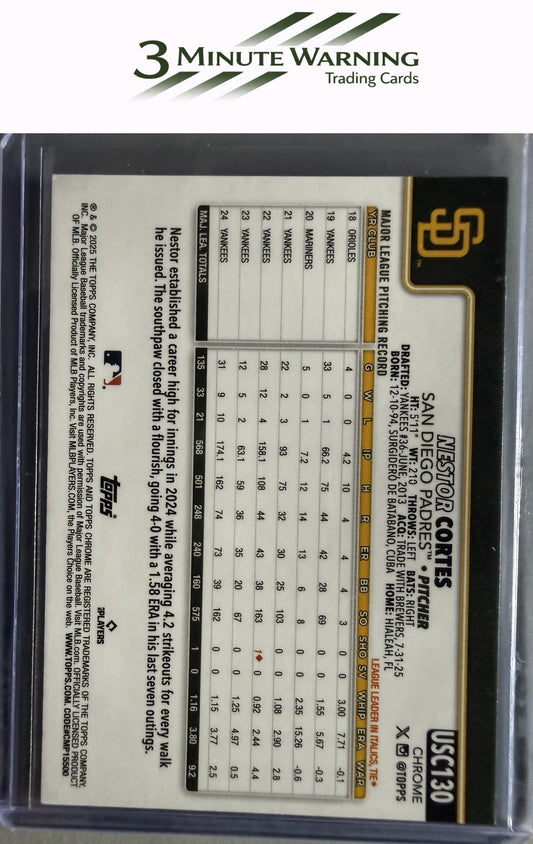 2025 Topps Chrome Update #USC130 Nestor Cortes